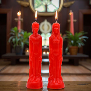Velas Aromáticas con Forma Humana para Oración, Velas Católicas para Decoración de Pascua, Barras de Cera de Parafina Votivas, Venta al por Mayor - Product Image 2