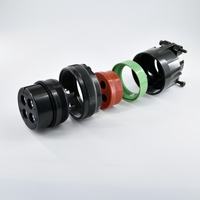 Connecteur circulaire étanche électrique MS3106F-32-17S, 4 broches, contact en cuivre, IP67, fiche femelle aérospatiale