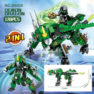 Sembo บล็อกประกอบเพื่อการศึกษา206017-206020ชิ้น693ชิ้น ABS ชุดของเล่นตัวต่อพลาสติก ABS 4โมเดลมังกรจิตวิญญาณของเล่น - Product Image 6