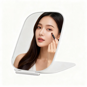 Quà Tặng Thanh Lịch Cầm Tay Gương Biểu Tượng Tùy Chỉnh Mini Gấp 1X Độ Phóng Xốp Bạc Kết Thúc Trang Điểm Gương Xách Tay Vẻ Đẹp Công Cụ Của Phụ Nữ - Product Image 5