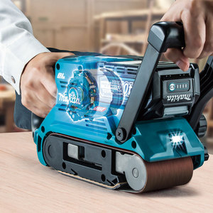 Ponceuse à bande sans fil Makita 3,6 V avec batterie au lithium rechargeable, modèle BS001G, outil pour le travail du bois - Product Image 1