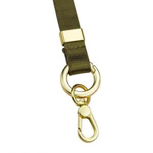 Cordón de poliéster para llavero con logo personalizado impreso, correa de muñeca de sublimación, cordón corto trenzado para teléfono. - Product Image 5