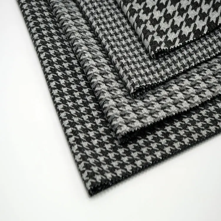 Настраиваемый Snai новый дизайн Высокое качество Классическая твидовая ткань 100% полиэстер трикотажная жаккардовая парчовая ткань для платья