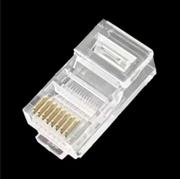 RJ45 konektor Ethernet Cat6 Cat5e Cat7 konektor kabel jaringan RJ45 Ouvert Et Fermer