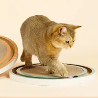 2022 חתול השריטה לוח עגול מיטת ללבוש עמיד ליבה להחלפה גלי נייר פטיפון חתול צעצוע