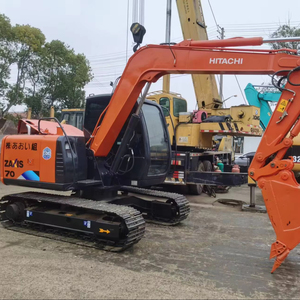 ผลิตในญี่ปุ่น รถขุดขนาดเล็กฮิตาชิ Zx35 Zx50 Zx70 มือสอง รถขุดขนาดเล็กฮิตาชิ 7 ตัน - Product Image 1