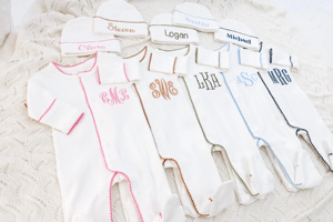 Kaiyue Custom Personalized 2pcs Long Sleeve <strong>Baby</strong> Romper Hat Embroidered Blank Cotton Sleeper for Fall <strong>Winter</strong> Spring <strong>Baby</strong> <strong>Clothes</strong> - Product Image 5