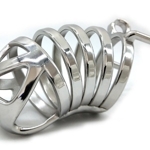 Anillo de Castidad de Acero Inoxidable para Hombre, Jaula para Pene con Catéter y Bloqueo Discreto, Cinturón de Castidad, Juguete Sexual para Hombre - Product Image 2