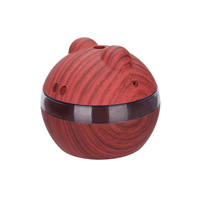Humidificateur d'air de bureau à impulsion à brume froide de haute qualité, rechargeable par USB, avec humidistat, pour usage domestique, hôtelier et automobile, modèle Ours