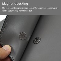 Housse d'ordinateur portable en cuir PU simple avec logo personnalisé, 13,3, 14, 15,6 pouces, sac de voyage pour ordinateur portable pour MacBook/Surface Book/ThinkPad/Asus/Dell/HP