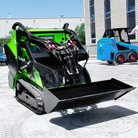 Nueva Llegada: Minicargadora Compacta de Orugas de Goma Euro 5 de 25hp y 30hp para Jardinería