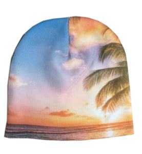 Bonnet tricoté à carreaux 100 % coton pour femme, sans revers, style streetwear, idéal pour l'hiver et les voyages - Product Image 1