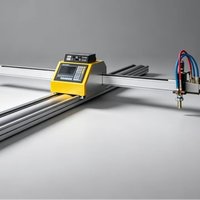 Machine de découpe plasma CNC compacte et portable (double fonction flamme/plasma) - Équipement de découpe de tôles d'acier à petite échelle