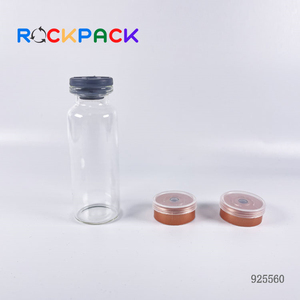 3ml 5ml 10ml 20ml Transparent <b>Empty</b> Glass Pharmacy Vial <b>Bottle</b> for Medical Injection with Rubber Stopper - Product Image 5