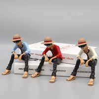 Se Busca Distribuidor, Figura de Juguete de PVC de 3 Colores a Bajo Precio, Modelo Monkey D. Luffy de Anime para Promociones