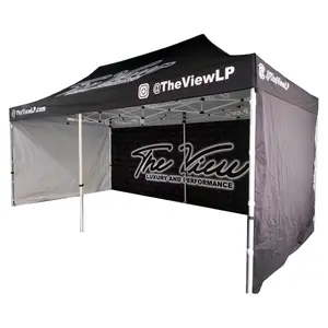 10x20 Werbe logo Outdoor Aluminium Messe Zelt Ausstellung Event Festzelt Pavillons Baldachin Pop Up Custom Printed Zelte