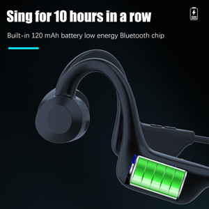 Headset Mikrofon Gaming Nirkabel untuk Kantor, <span class=keywords><strong>Neckband</strong></span>, Headphone TWS, Earphone Konduksi Tulang - Product Image 4