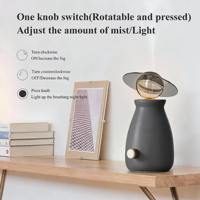 Diffuseur d'huiles essentielles artistique portable OEM ODM pour hôtels, sans eau, à diffusion rapide, avec pulvérisateur en verre et nébuliseur pour parfum d'ambiance