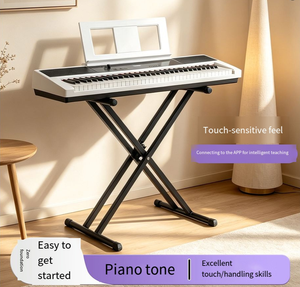 Piano electrónico portátil de 61 teclas con teclas sensibles al tacto, altavoz incorporado, piano digital BT para principiantes y adultos. - Product Image 6