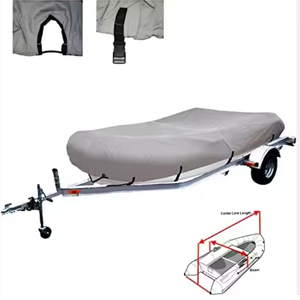 Housse de <span class=keywords><strong>bateau</strong></span> gonflable en <span class=keywords><strong>tissu</strong></span> Oxford 210D, conçue <span class=keywords><strong>sur</strong></span> <span class=keywords><strong>mesure</strong></span> en usine, pour kayak, pêche, <span class=keywords><strong>bateau</strong></span> pneumatique, protection UV, imperméable - Product Image 2