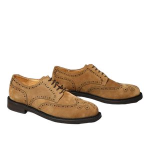 <span class=keywords><strong>Scarpe</strong></span> Derby Brogue Retrò Artigianali, <span class=keywords><strong>Scarpe</strong></span> Casual in Pelle da <span class=keywords><strong>Uomo</strong></span>, <span class=keywords><strong>Scarpe</strong></span> da <span class=keywords><strong>Uomo</strong></span> in Vera Pelle Scamosciata Stile Britannico per Business - Product Image 4