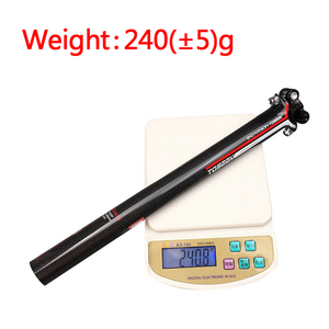 <span class=keywords><strong>Tija</strong></span> de sillín de fibra de <span class=keywords><strong>carbono</strong></span> para bicicleta de montaña, 27,2/30,8/31,6mm, tubo de asiento de 350/400mm - Product Image 5