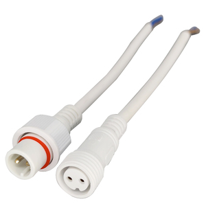 ปลั๊กตัวผู้และตัวเมีย 10A 230V ขั้วต่อกันน้ำ สายเคเบิลยาว 0.5 เมตร สำหรับใช้ในที่อยู่อาศัย - Product Image 2