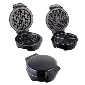 <span class=keywords><strong>Gaufrier</strong></span> rond classique, gaufres style américain pour petit déjeuner-<span class=keywords><strong>Gaufrier</strong></span> antiadhésif avec contrôle réglable du brunissement - Product Image 1