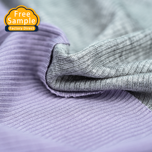 Tela Elástica Transpirable y Ecológica de Rayón Viscosa <span class=keywords><strong>Spandex</strong></span> 2x2 de 180 g/m², Ligera, Directo de Fábrica, para Niñas - Product Image 2