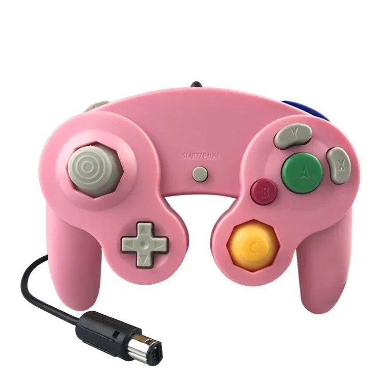Wired Game Joystick <strong>Controller</strong> with Vibrating Motor <strong>for</strong> Nintendo <strong>GameCube</strong> Compatible Gamepad