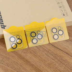 Protector de pantalla de vidrio templado transparente 9H ultrafino HD personalizado y película protectora de lente de cámara Paquete de 3/paquete de 2 para teléfonos móviles - Product Image 4