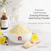 Ekstrak Biji Evening Primrose Premium Cold Pressed dalam Bentuk Bubuk, Suplemen Kecantikan, Produsen Suplemen Label Pribadi Grosir