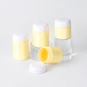Envase Redondo de Plástico PET para Pastillas, Contenedor de Embalaje con Serigrafía UV e Impresión UV, Tapa de Rosca - Product Image 1