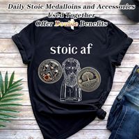 Pièce commémorative personnalisée en forme de sablier « Memento Mori » – Pièce de défi stoïcienne originale « Arbre de Vie », jetons et médaillons crâne pour la pratique stoïcienne quotidienne
