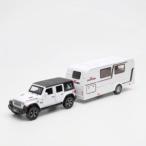 Set <span class=keywords><strong>de</strong></span> 32 Modelos <span class=keywords><strong>de</strong></span> Autos <span class=keywords><strong>de</strong></span> Aleación <span class=keywords><strong>a</strong></span> Escala con Remolque <span class=keywords><strong>de</strong></span> Campamento, Vehículo Todoterreno con Caja <span class=keywords><strong>de</strong></span> Almacenamiento, Vehículo Todoterreno Simulado - Product Image 5