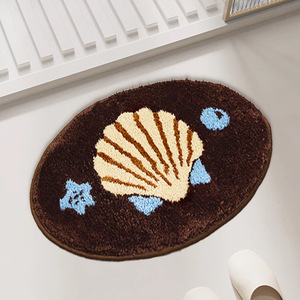 Alfombra Cuadrada de Estilo Nórdico, Antideslizante, de Imitación de Cachemira, Absorbente de Agua, Lavable a Máquina, para Baño, Inodoros y Entradas - Product Image 1