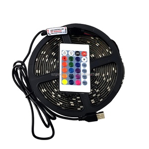 Usb LED Light Strip điều khiển 5 V 5050 <span class=keywords><strong>RGB</strong></span> IR RF từ xa điều khiển không dây IP65 đánh giá 17-24 Key từ xa cho dải ánh sáng 5 V - Product Image 3