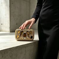 Nouvelle Collection : Sacs de Soirée de Luxe en Verre Diamanté avec Fermeture Magnétique, Sacs à Main à Chaîne, Pochettes Personnalisées pour Femmes – Vente en Gros Tendance