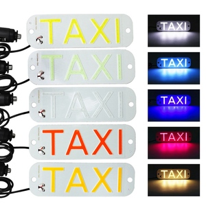 Panneau lumineux LED pour <span class=keywords><strong>taxi</strong></span>, rouge, bleu, jaune, <span class=keywords><strong>COB</strong></span>, économie d'énergie, longue durée de vie, fixation par crochet, alimenté par onduleur, affichage sur pare-brise de voiture - Product Image 5