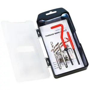 Metric 25pcs M5 x 0.8 Thread Repair Wire Insert Kit, Car Helical Coil Repair Set, Compatible Hand Tool Set