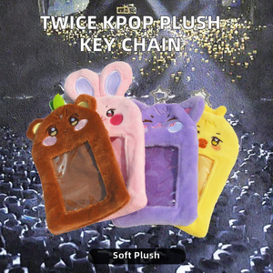 Offre Spéciale porte-clés en peluche Kpop deux fois dessin animé porte-<span class=keywords><strong>carte</strong></span> en peluche doux étoile Photo Collection <span class=keywords><strong>carte</strong></span> sac pour les concerts des fans - Product Image 2