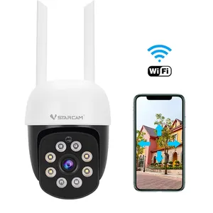 Vstarcam new wireless camera C662 outdoor WiFi ptz camera OKam APP colorful night solar popular CCTV security network camera