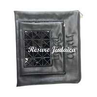 Sacs à fermeture éclair Resure Custom Embroidery Logo Multi Colors Velvet Talit & Tefillin la Bible Pochettes de rangement