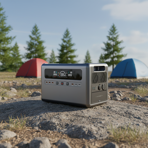 เครื่องกำเนิดไฟฟ้าพลังงานแสงอาทิตย์ฉุกเฉิน 3600W ความจุสูง 2304Wh LiFePO4 แบตเตอรี่สำรองสำหรับบ้าน สถานีไฟฟ้าพกพาสำหรับการใช้ชีวิตแบบออฟกริด - Product Image 5