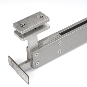 Balaustrada de vidrio BNS Barandilla de vidrio sin marco Pasamanos Barandilla de vidrio de balcón de acero inoxidable - Product Image 2