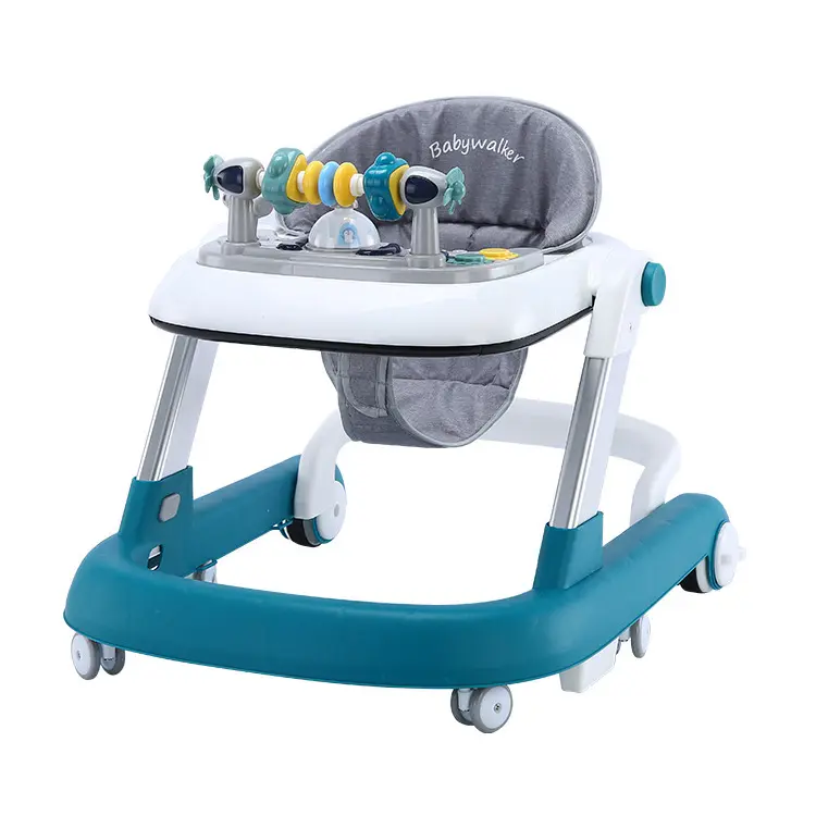 All'ingrosso pieghevole girelli multifunzione regolabile 2 in 1 Baby walker con ruote e sedile