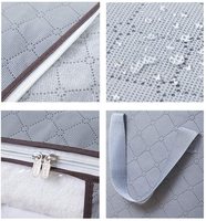 Sac de rangement pliable pour couettes, écologique, minimaliste, 100 ml, ensemble de garde-robe avec dimensions de 60x45x30 cm pour couettes, couvertures, vêtements
