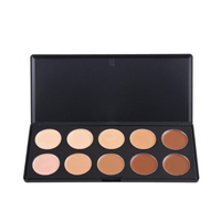 Marque privée fond de teint crème pour les pores, haute définition, couverture complète imperméable, maquillage végétalien, Contour, Palette anti-cernes