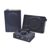 Subwoofer de voiture compact de qualité supérieure, double 6 pouces, à installer sous le siège, avec amplificateur de voiture classe D 400W RMS 2 Ohm, compatible Energy Car