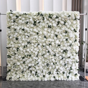 Arreglo Floral Completo, Pared de Flores Artificiales Enrollable, Decoración para Bodas, Fiestas, Eventos y Fotografía - Product Image 3